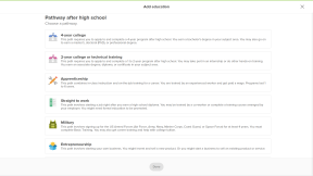 Student account in Xello. A student is building a plan and this is the add Pathway after school page.
